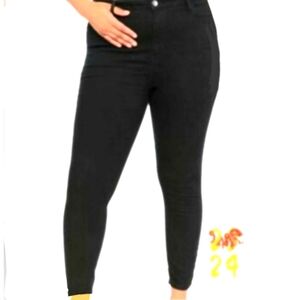 Forever 21 Jeans Skinny High Rise Women 14 Fit 36X 26.5 Dark Wash Blue Ankle